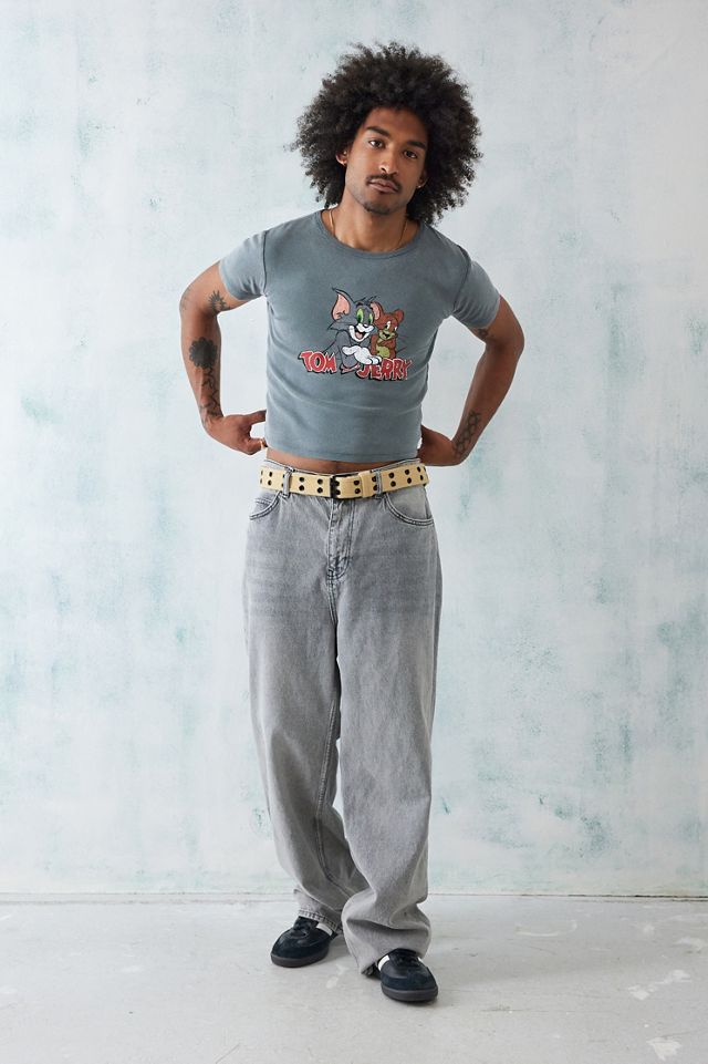 UO Gris oscuro Tom & Jerry camiseta bebé #2