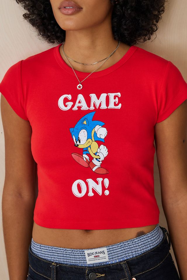 Camiseta UO Sonic Relajada Baby Urban Outfitters ES