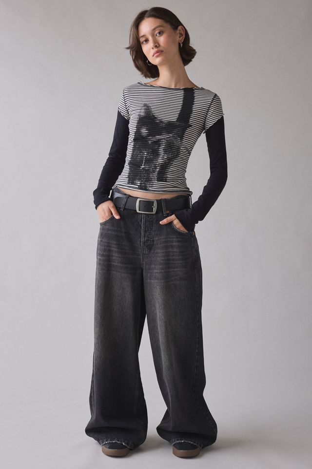 Silence + Noise Sloane Cat Twofer Top #2