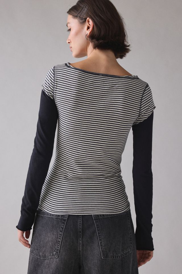 Silence + Noise Sloane Cat Twofer Top #3
