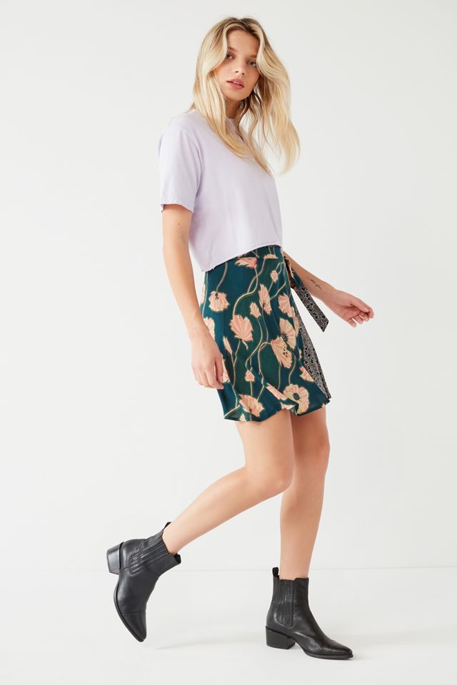UO Abigail Floral Wrap Skirt #2