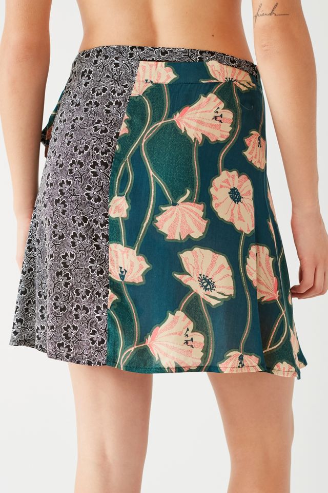 UO Abigail Floral Wrap Skirt #3