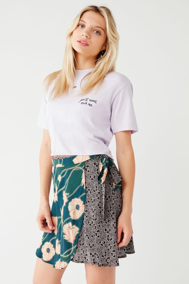 UO Abigail Floral Wrap Skirt #5