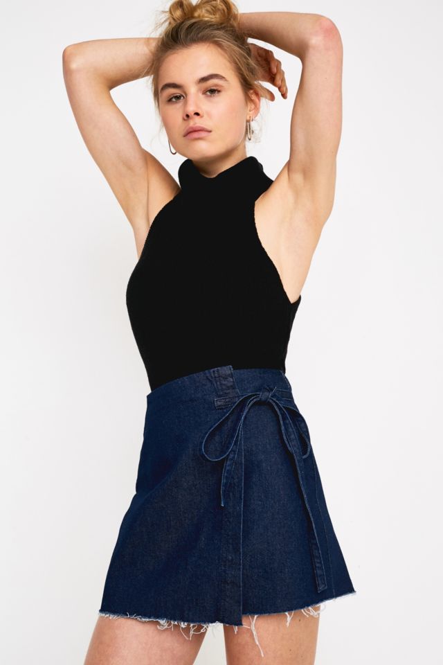 Bdg denim 2025 wrap skirt