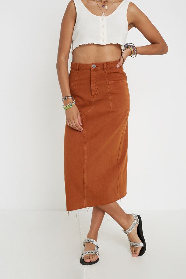 BDG - Jupe midi en denim #1