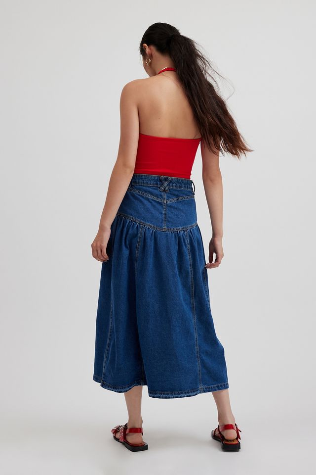 Kimchi Blue Clara Denim Midi Skirt #3