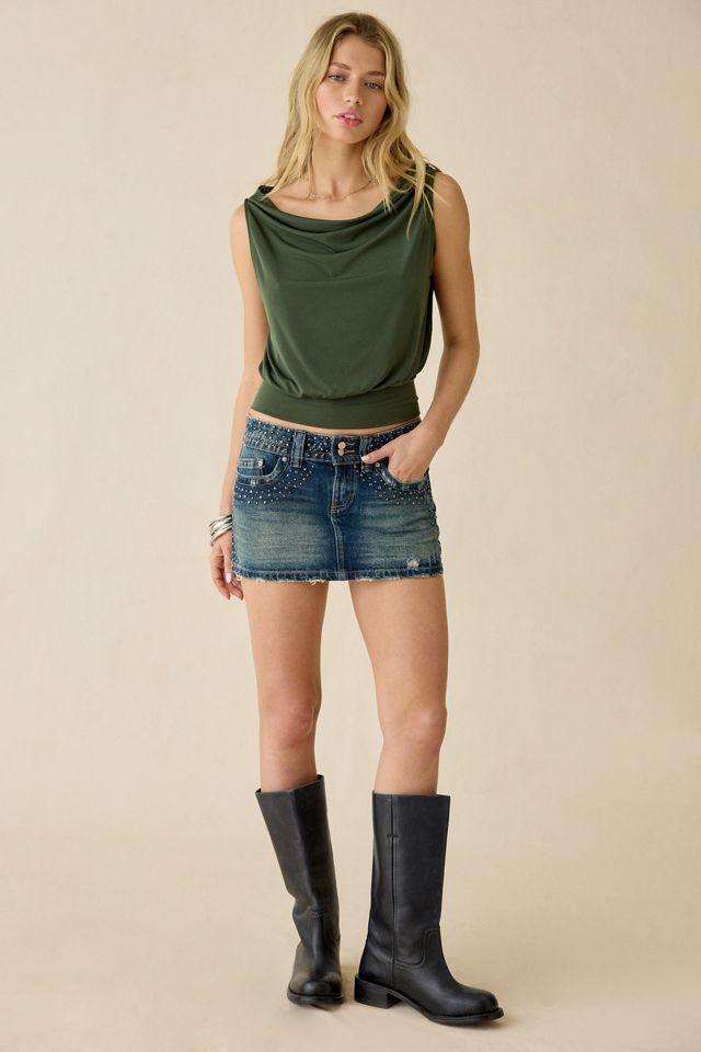 BDG Game Day Denim-Minirock #1