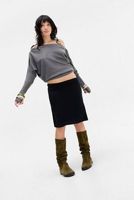 UO Jorja Awkward Midi Skirt