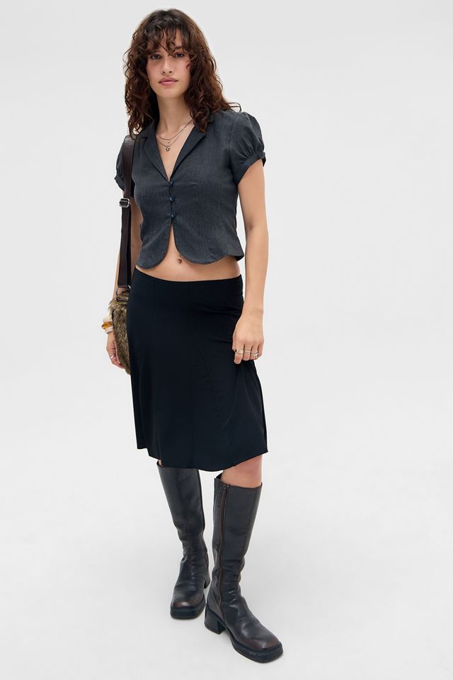 Falda Midi Incómoda UO Joni #1