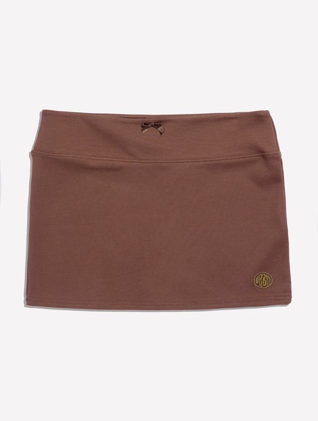 UO Peachy Pelmet Gonna Marrone #4