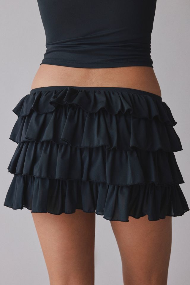 Out From Under Cammy Ruffle Trim Micro Skort #3