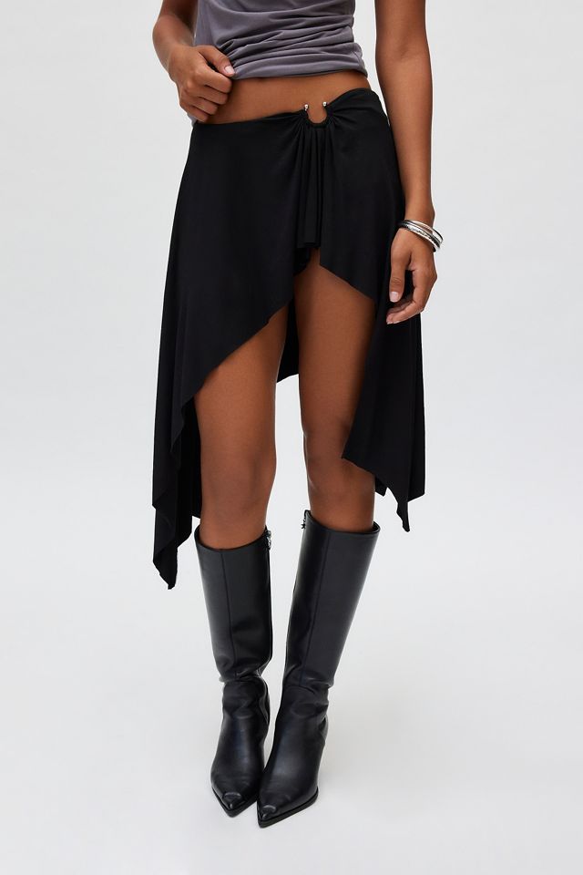 Silence + Noise Larissa High Slit Midi Skort #1