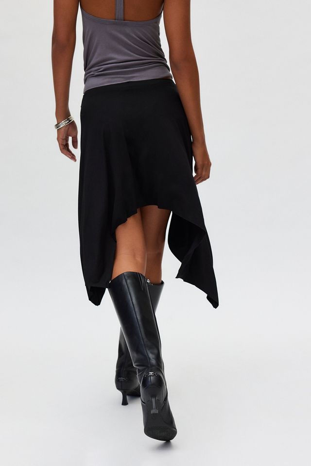 Silence + Noise Larissa High Slit Midi Skort #3