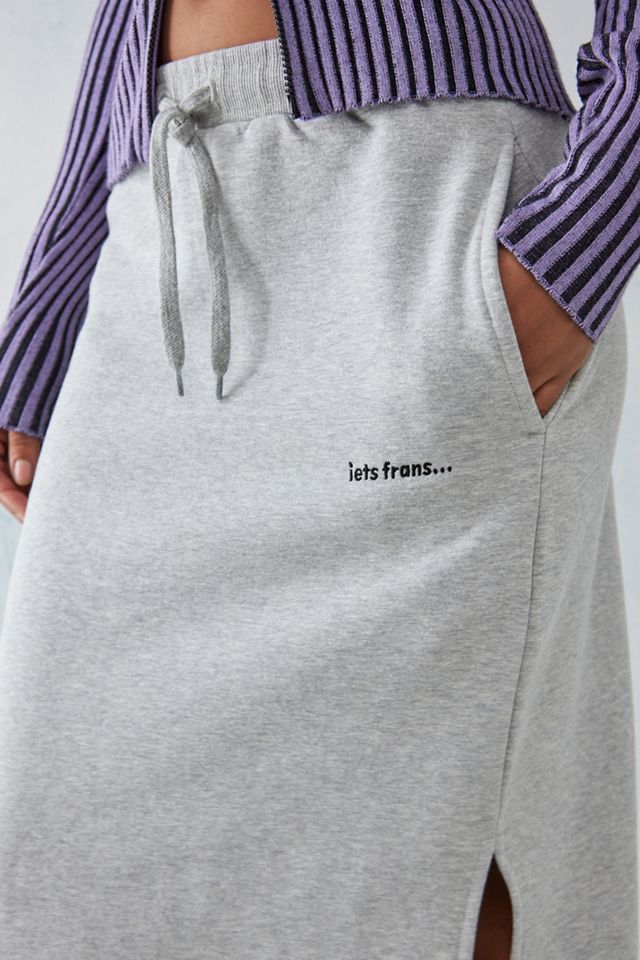 iets frans... Jersey Maxi Skirt  #3
