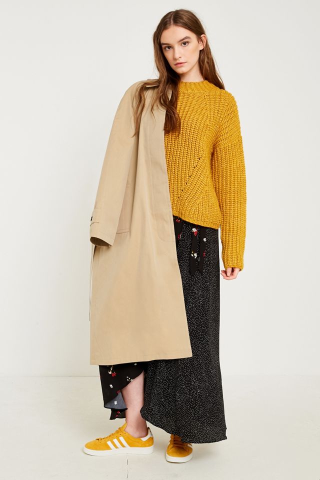 UO Mixed Print Wrap Maxi Skirt #4