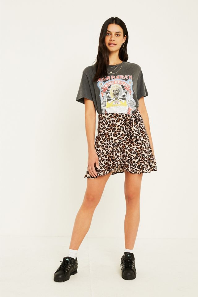 UO Leopard Print Rara Ruffle Skirt #3