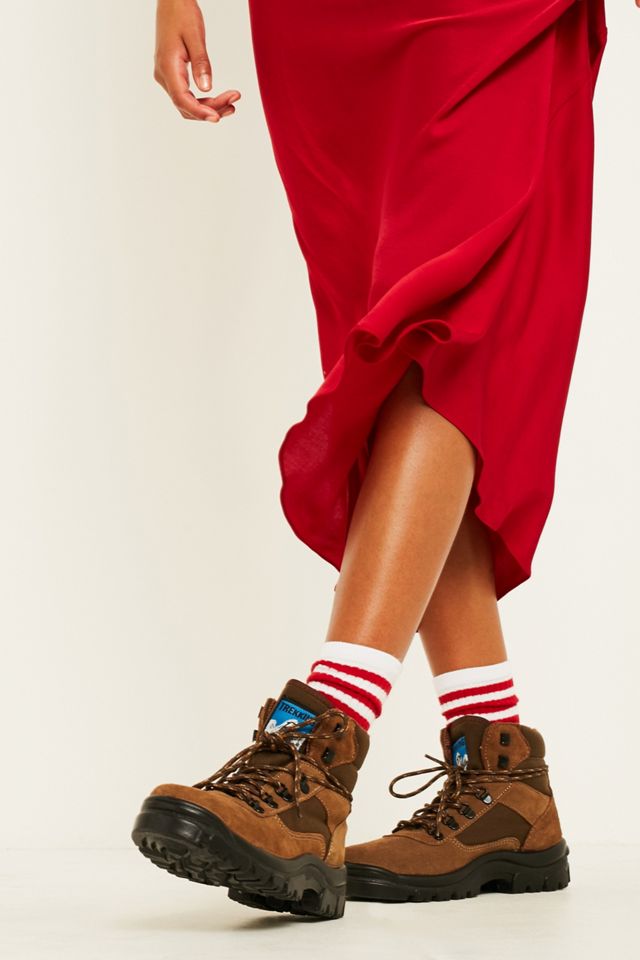 UO Red Satin Bias-Cut Midi Skirt #1