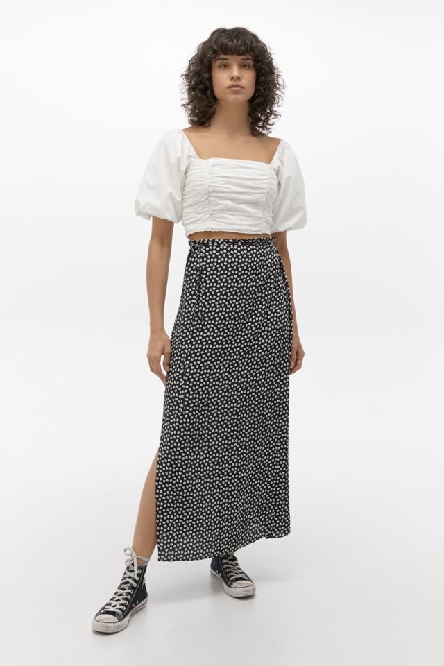 Urban outfitters clearance long floral skirt