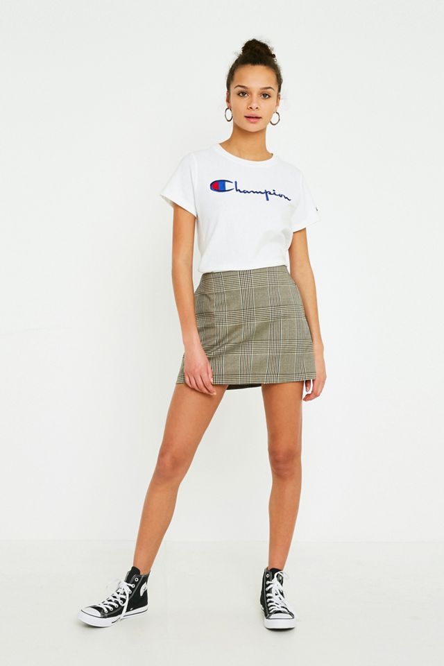UO Side Stripe Check Pelmet Skirt #2