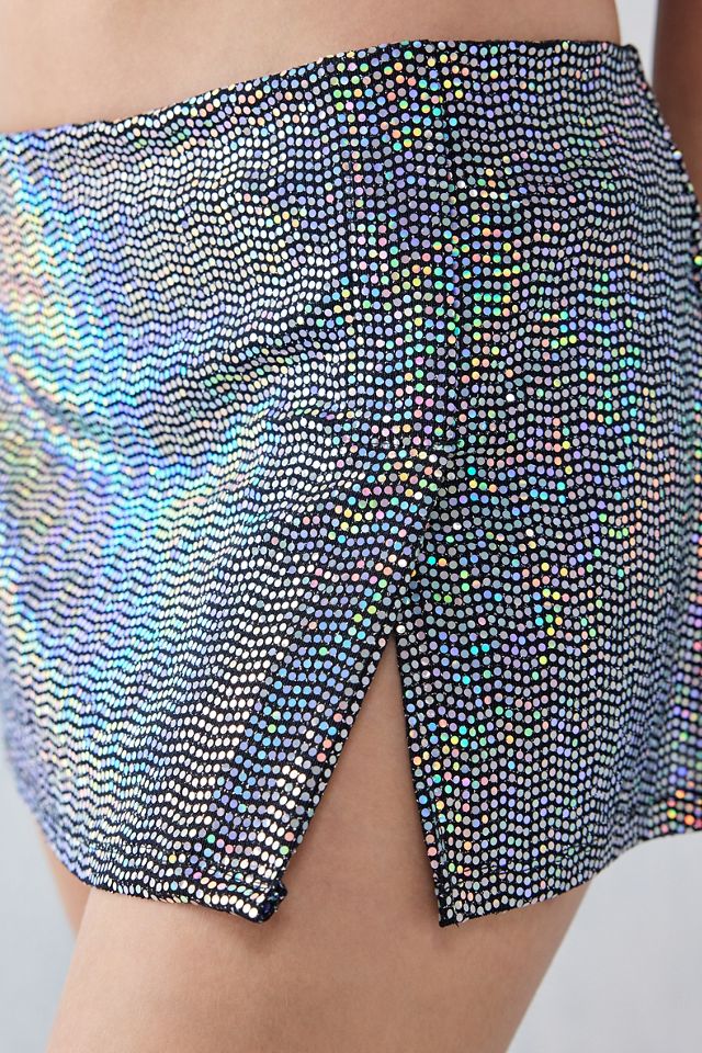 UO Sequin Jersey Mini Skirt  #2
