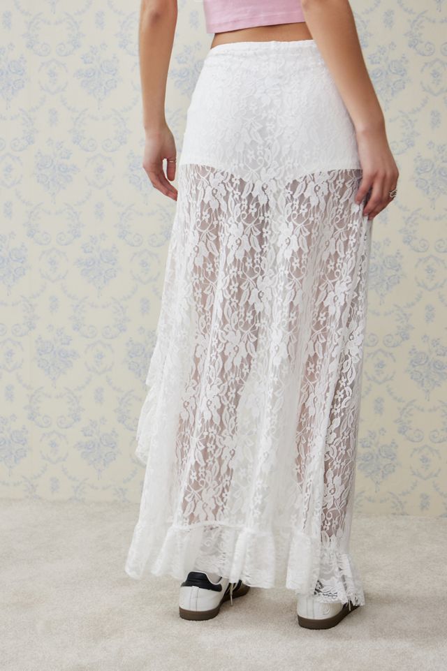 Kimchi Blue Lace Maxi Skirt #3