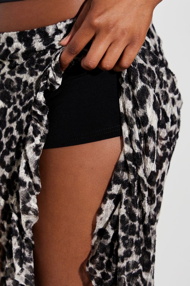 UO Remi Leopard Print Maxi Skirt #4