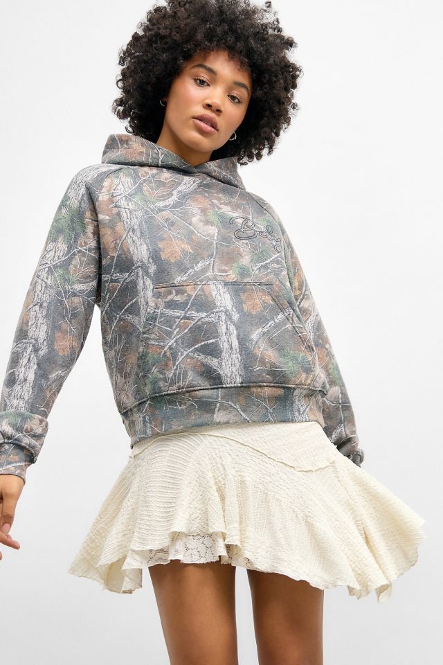 UO Textured High-Low Mini Skirt