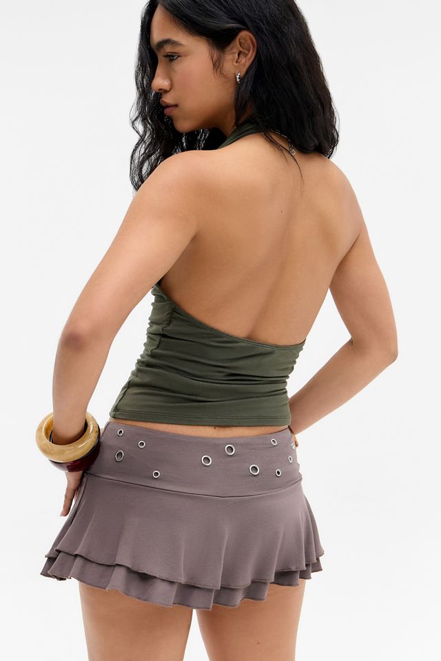 Silence + Noise Belle Eyelet Mini Skirt #3