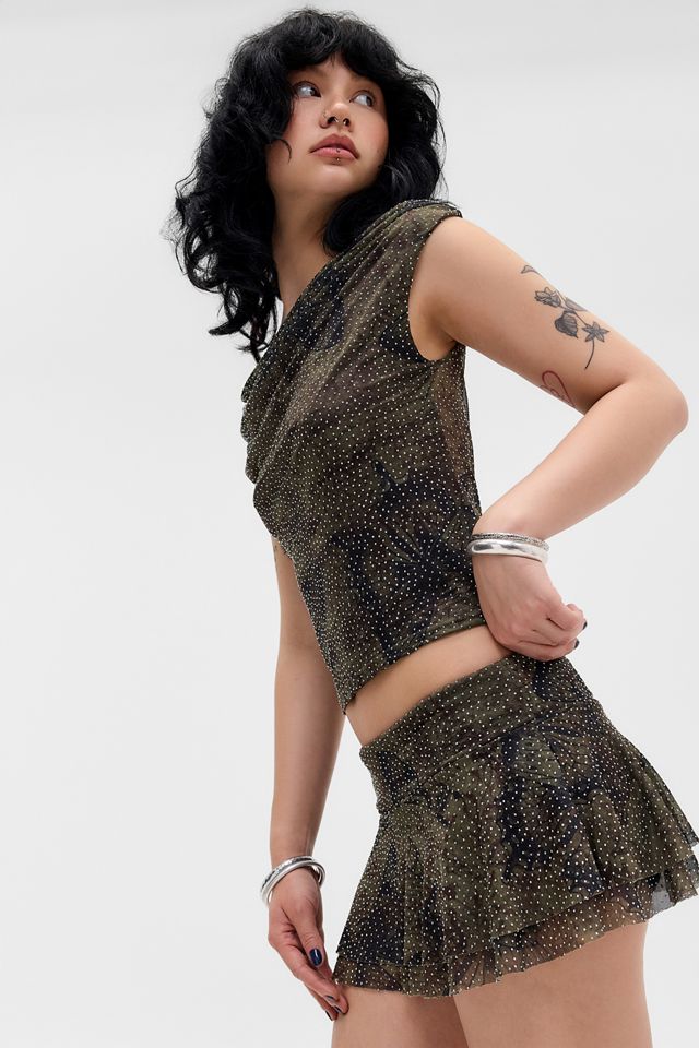 Silence + Noise Belle Hotfix Skort #2