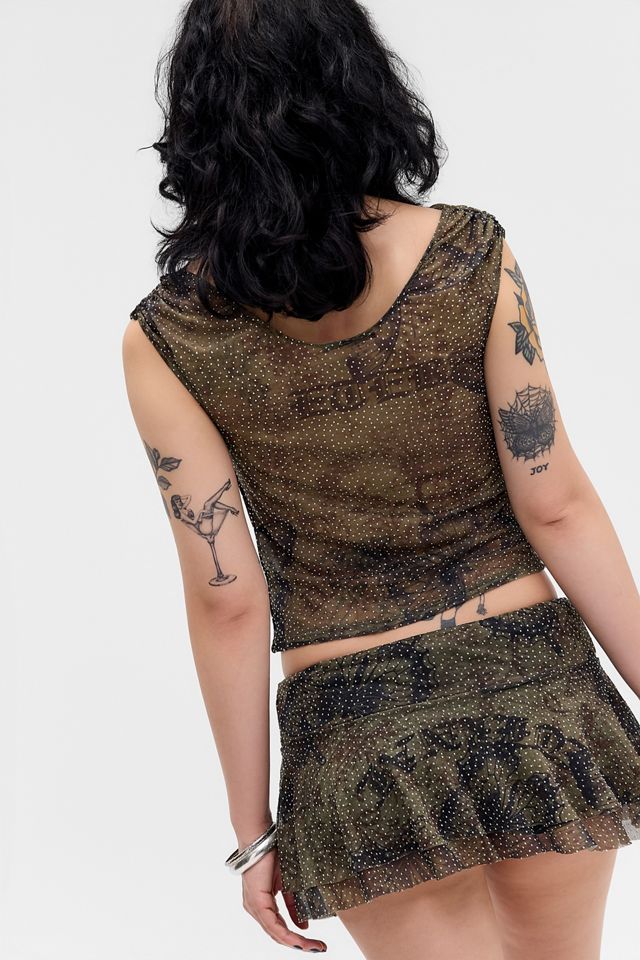 Silence + Noise Belle Hotfix Skort #3