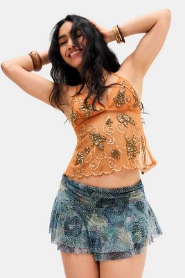 UO Belle Hotfix Mini-Hosenrock