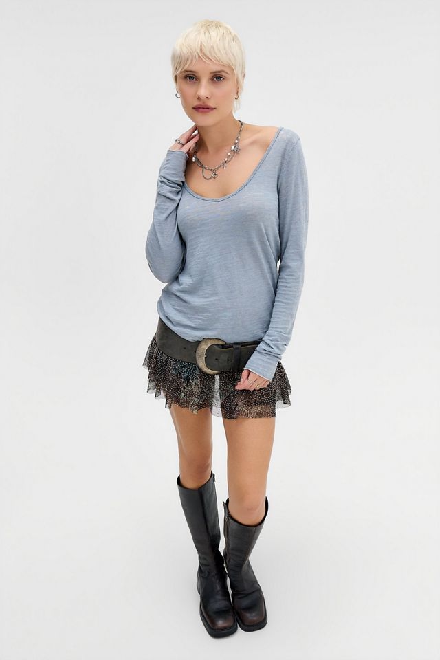 UO Belle Hotfix Mesh Mini-Skort #1