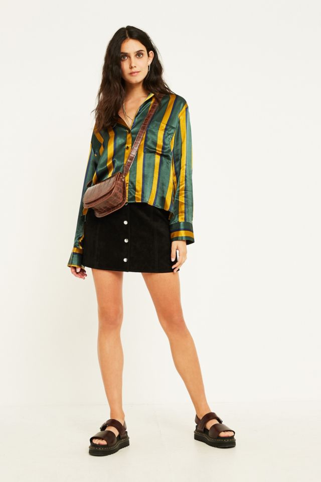 Urban outfitters cheap suede skirt