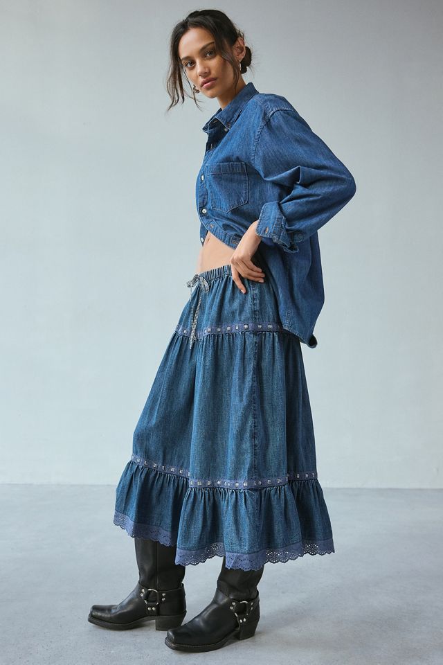 Kimchi Blue Laina Prairie Skirt #1
