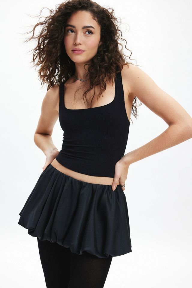 Minifalda Burbuja de Satén Bailey Kimchi Blue #1