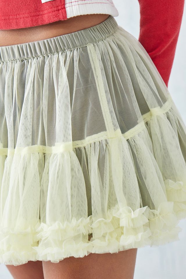 UO Lemon Tulle Tutu Micro-Mini Skirt #2