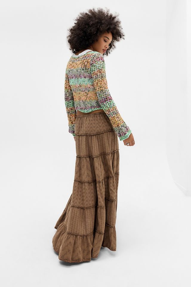 Falda Maxi Kimchi Blue Sadie Tiered Broderie #3