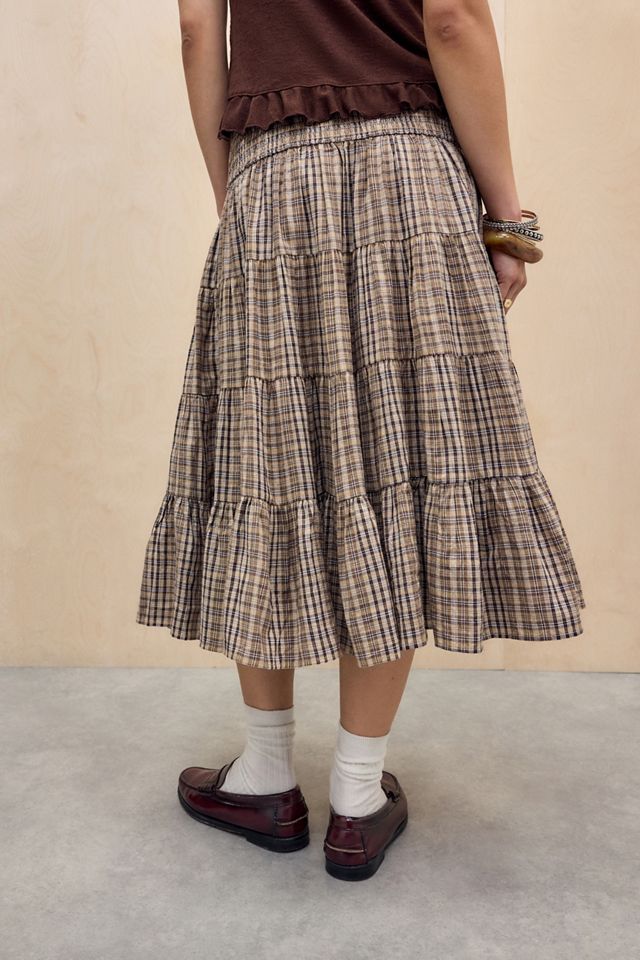 BDG Falda Midi a Cuadros Bea #3