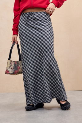 Jupe longue à carreaux Lexi en taille: XS - Kimchi Blue - Modalova