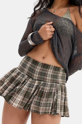 Falda Pantalón Immy Godet a Cuadros Kimchi Blue
