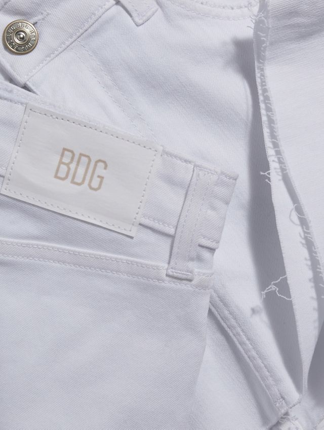 BDG Extreme Y2K Low Rise White Mini Skirt #6