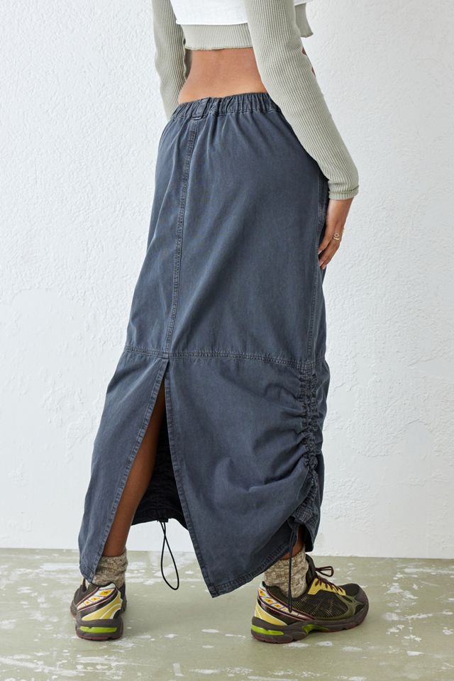 ​​​​​​​BDG - Jupe longue cargo noire #3