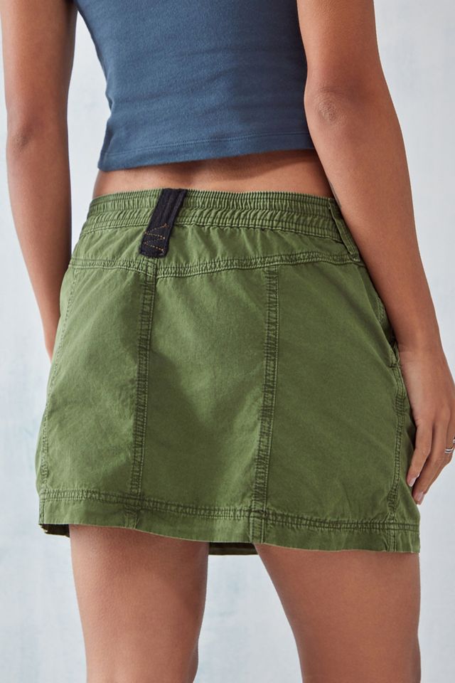 BDG Khaki Y2K Cargo Skirt #2