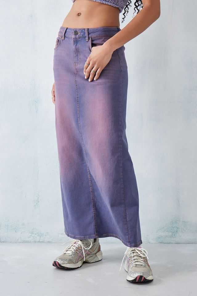 BDG Purple Tinted Maxi Skirt #2