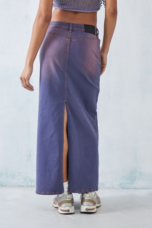 BDG Purple Tinted Maxi Skirt #3