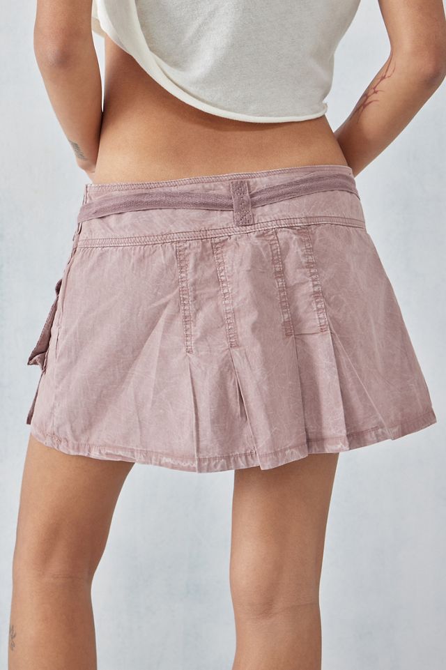 UO Pink Utility Cargo Micro-Mini Kilt #3
