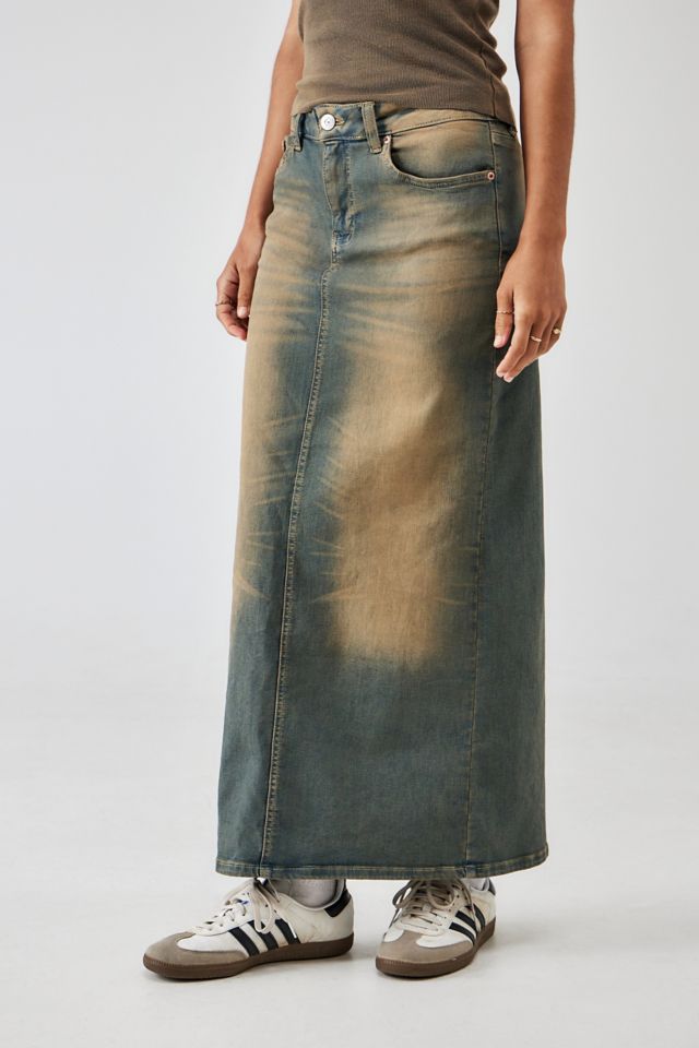 BDG Brown Tinted Maxi Skirt