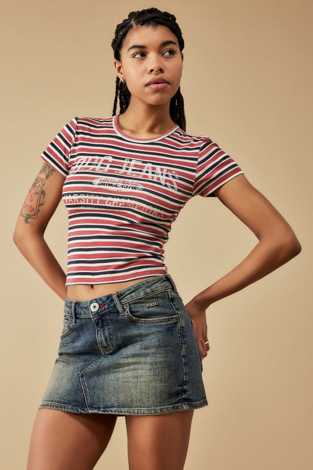 BDG Longer Length Five Pocket Denim Mini Skirt Urban Outfitters UK