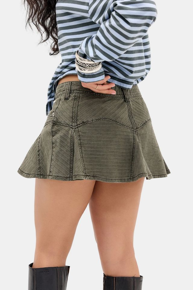 BDG Godet Denim Mini Skirt #3