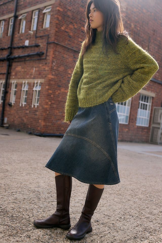 Jupe midi en denim Rowan BDG #2